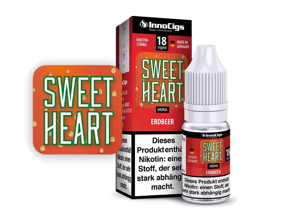 InnoCigs - Sweetheart Erdbeer 0 mg/ml